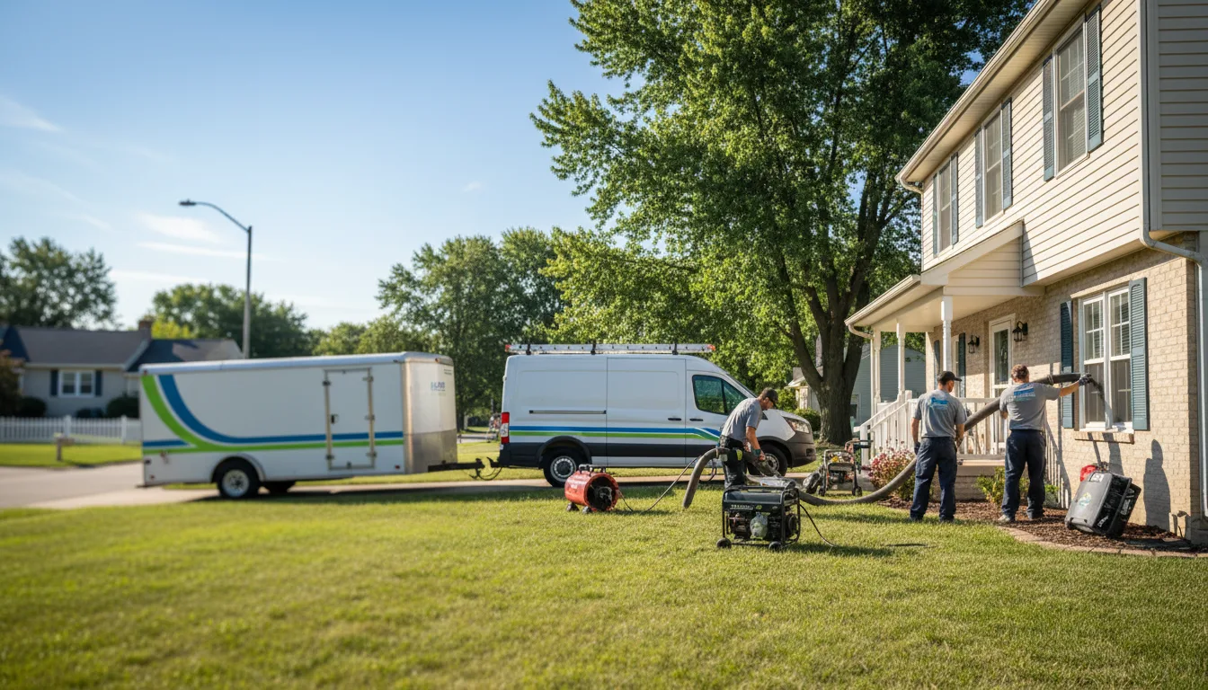 Flooded Basement Restoration And Cleanup With Repair in Radisson, WI near me